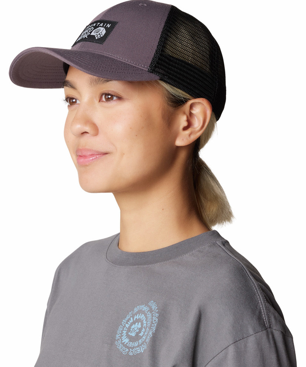 Jockey Unisex Mhw Logo Trucker Morado Mountain Hardwear