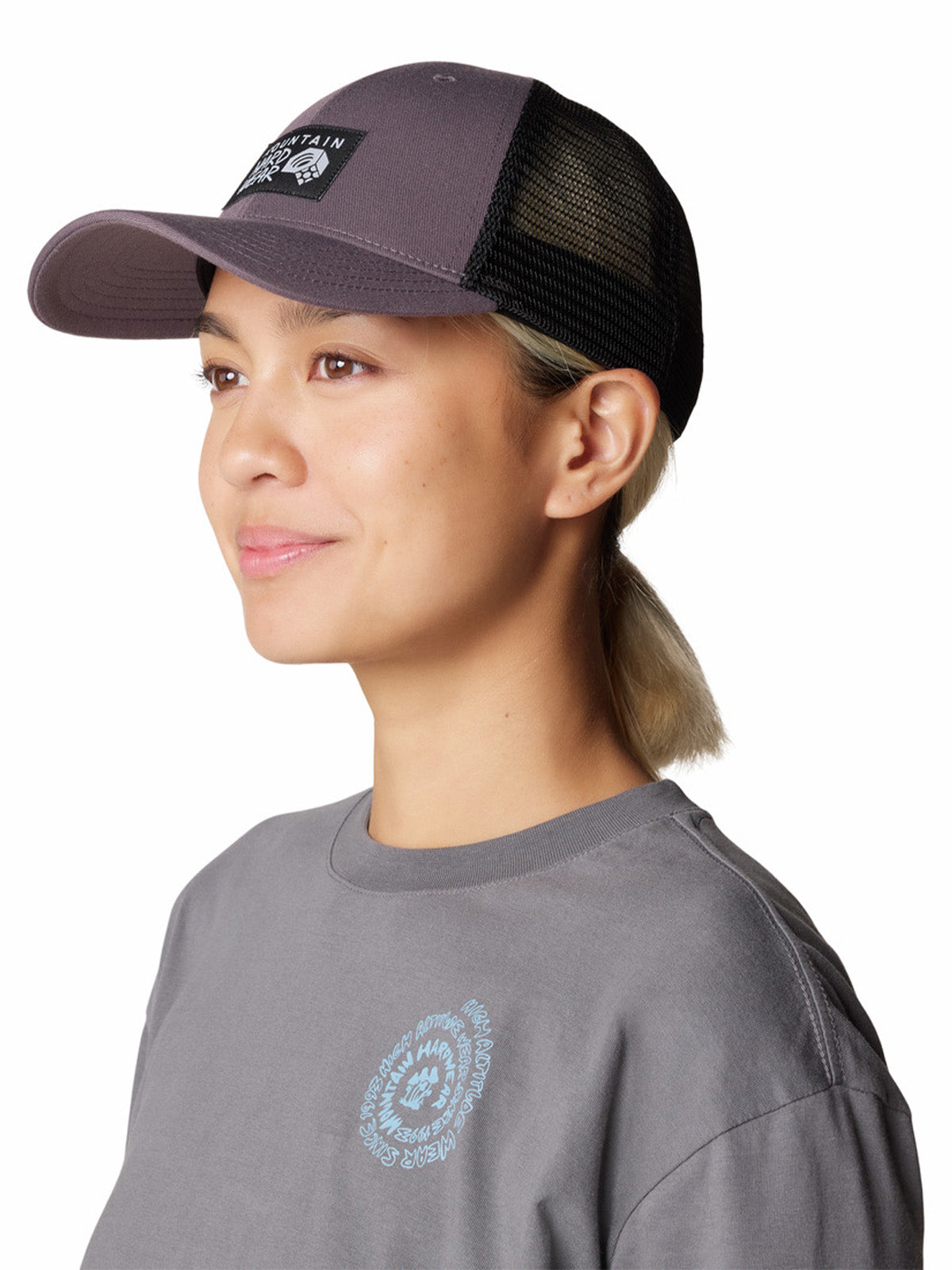 Jockey Unisex Mhw Logo Trucker Morado Mountain Hardwear