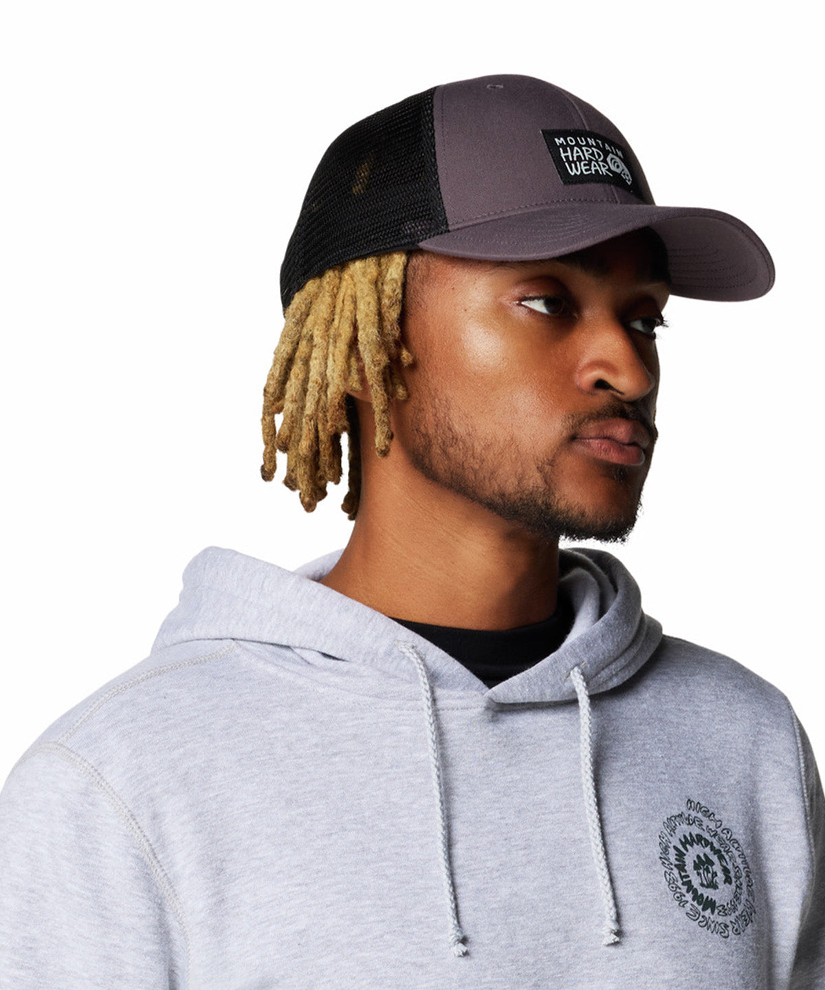 Jockey Unisex Mhw Logo Trucker Morado Mountain Hardwear