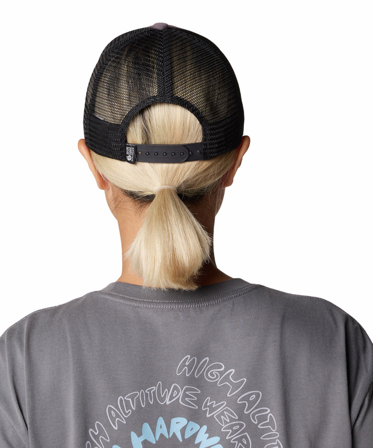 Jockey Unisex Mhw Logo Trucker Morado Mountain Hardwear