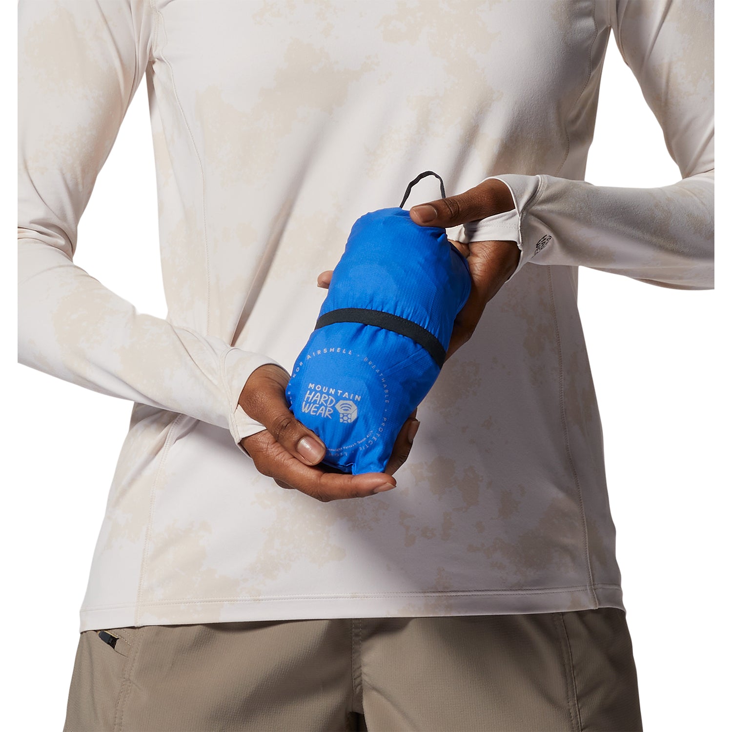 Cortaviento Mujer Kor Airshell Azul Mountain Hardwear