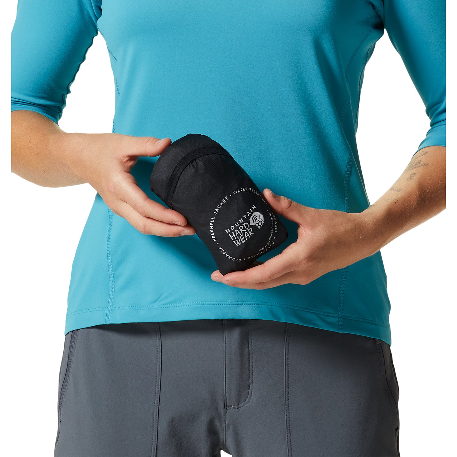Cortaviento Mujer Kor Airshell FZ Negro Mountain Hardwear