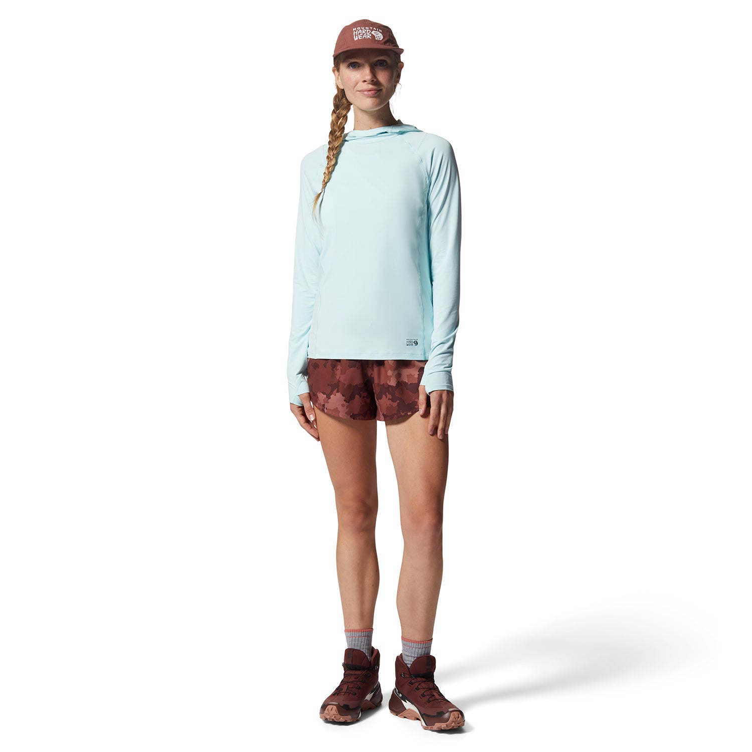 Short Mujer Sportswear Shade Lite Café Mountain Hardwear
