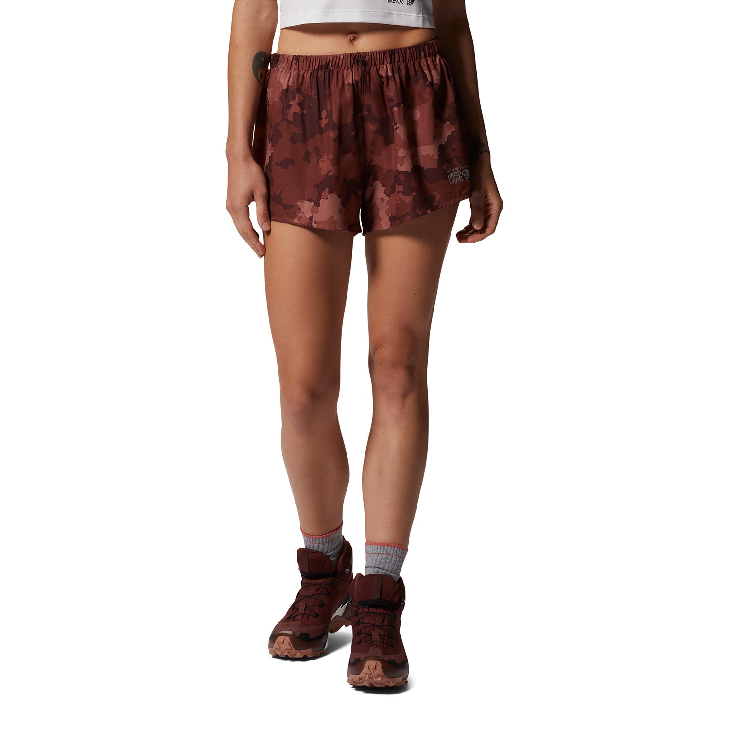 Short Mujer Sportswear Shade Lite Café Mountain Hardwear