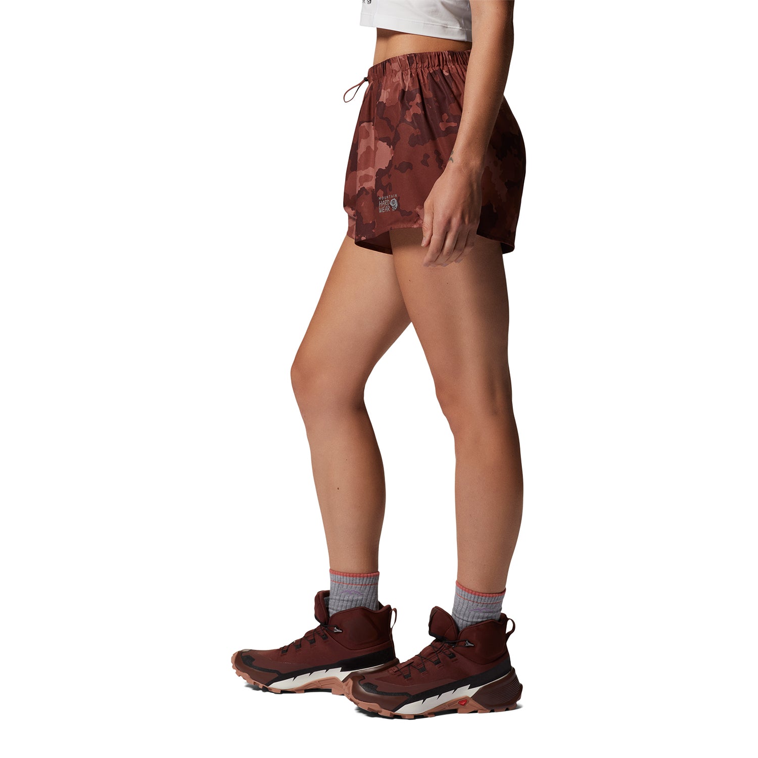 Short Mujer Sportswear Shade Lite Café Mountain Hardwear
