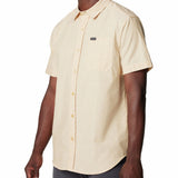 Camisa Manga Corta Hombre Rapid Rivers Novelty Amarillo Columbia