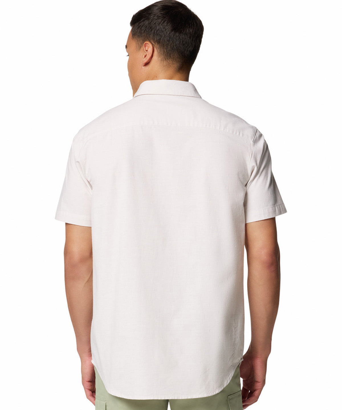 Camisa Manga Corta Hombre Rapid Rivers Novelty Gris Columbia