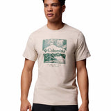 Polera Manga Corta Hombre CSC Seasonal Logo Gris Columbia