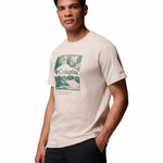 Polera Manga Corta Hombre CSC Seasonal Logo Gris Columbia
