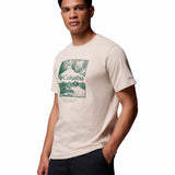 Polera Manga Corta Hombre CSC Seasonal Logo Gris Columbia