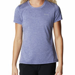 Polera Manga Corta Mujer Hike Azul Columbia
