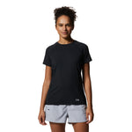 Polera Manga Corta Mujer Crater Lake Negro Mountain Hardwear