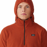 Polar Hombre Summit Grid¿  Rojo Mountain Hardwear