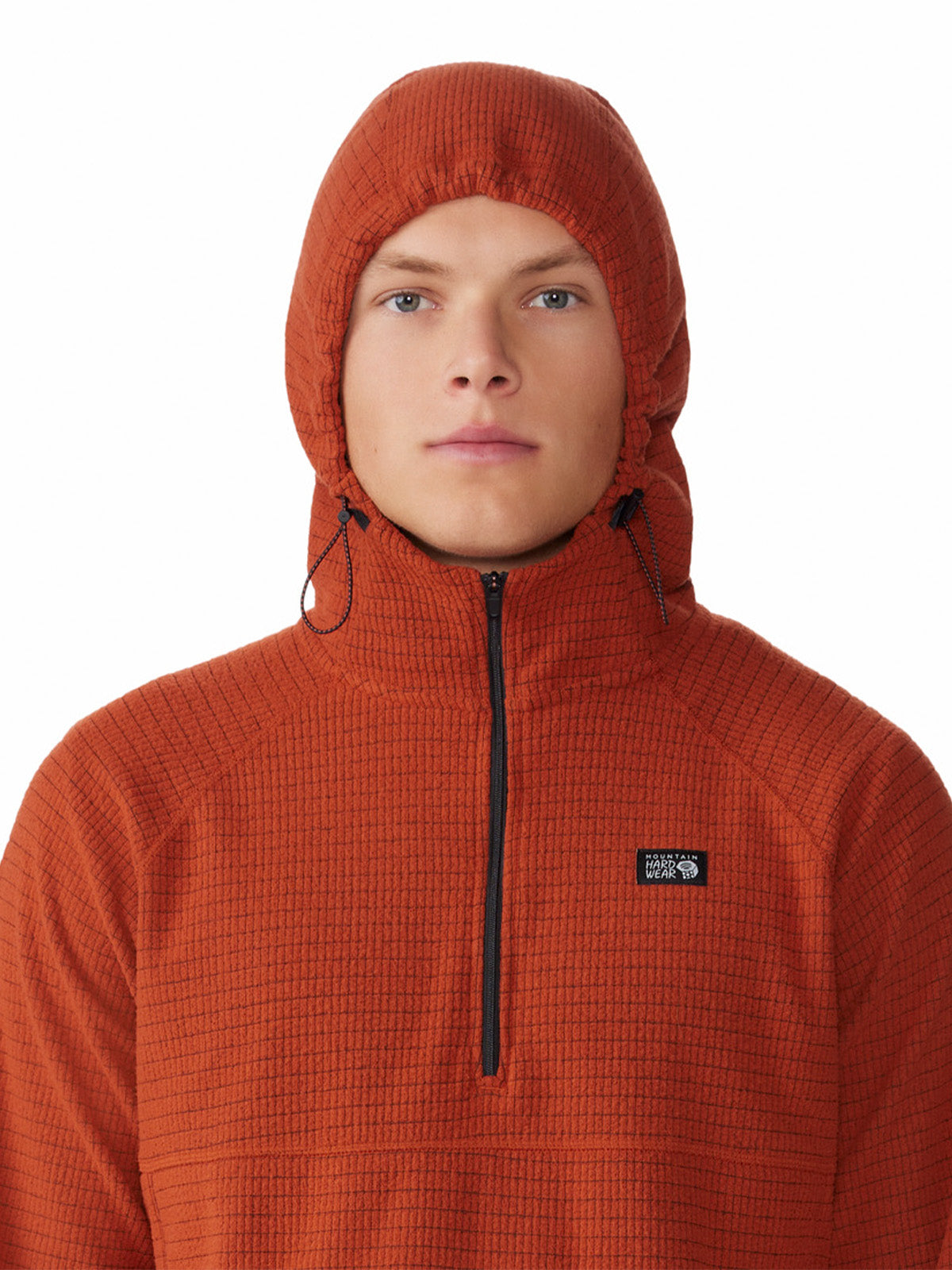 Polar Hombre Summit Grid¿  Rojo Mountain Hardwear