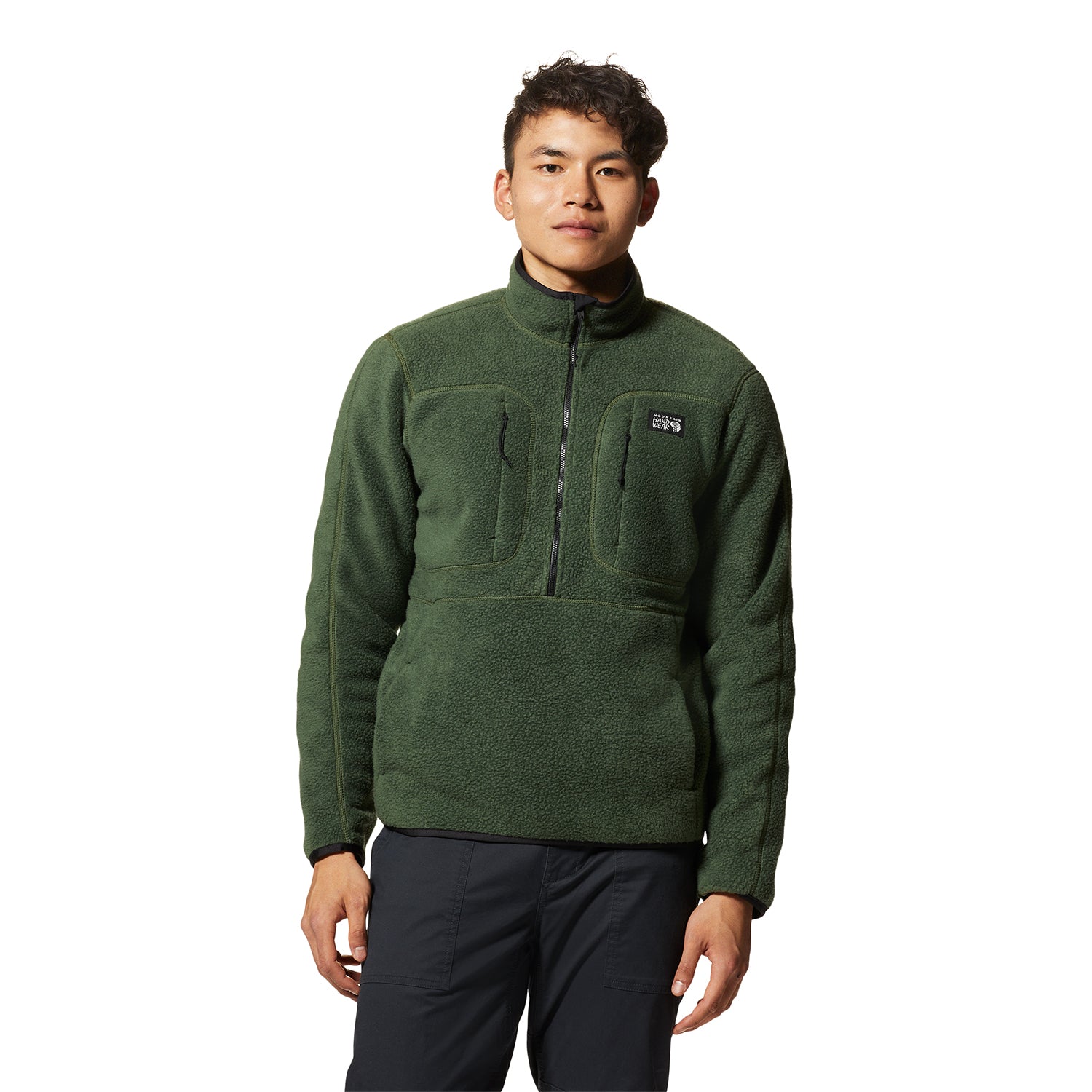 Polar Hombre Hicamp Pullover Verde Mountain Hardwear