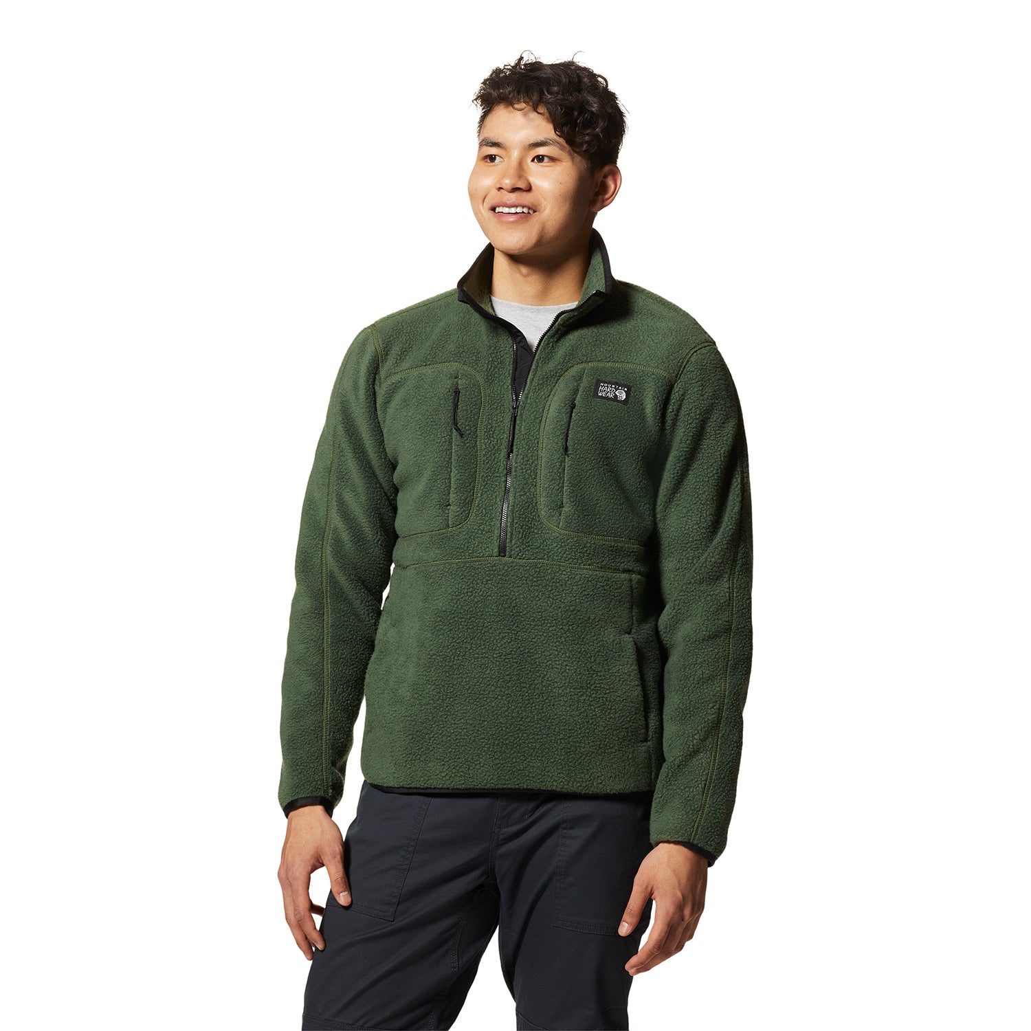 Polar Hombre Hicamp Pullover Verde Mountain Hardwear