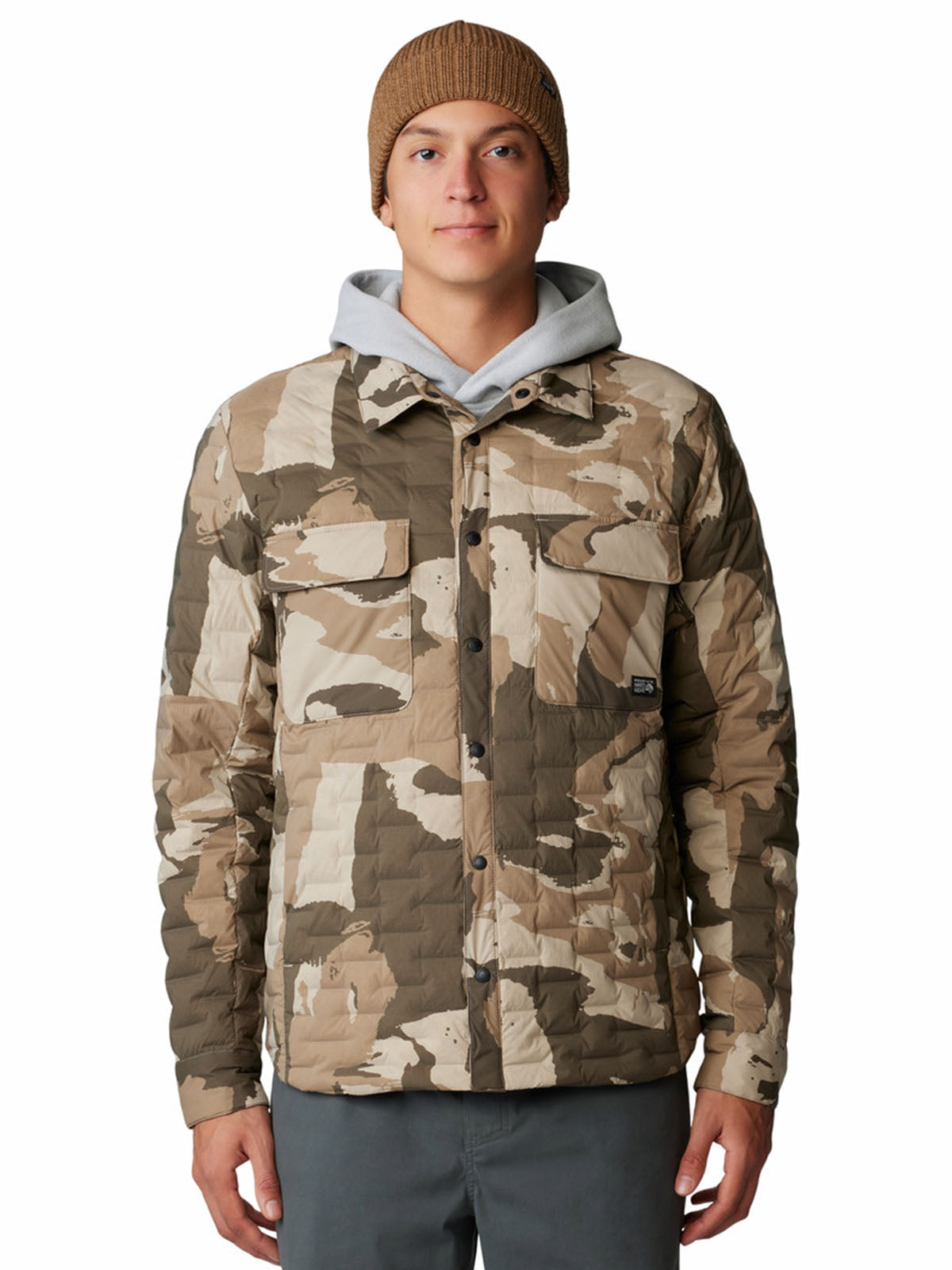 Chaqueta Hombre Stretchdown Café Mountain Hardwear