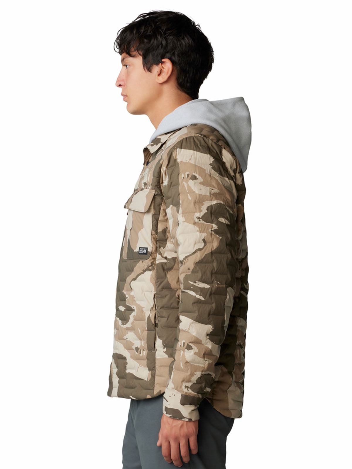 Chaqueta Hombre Stretchdown Café Mountain Hardwear
