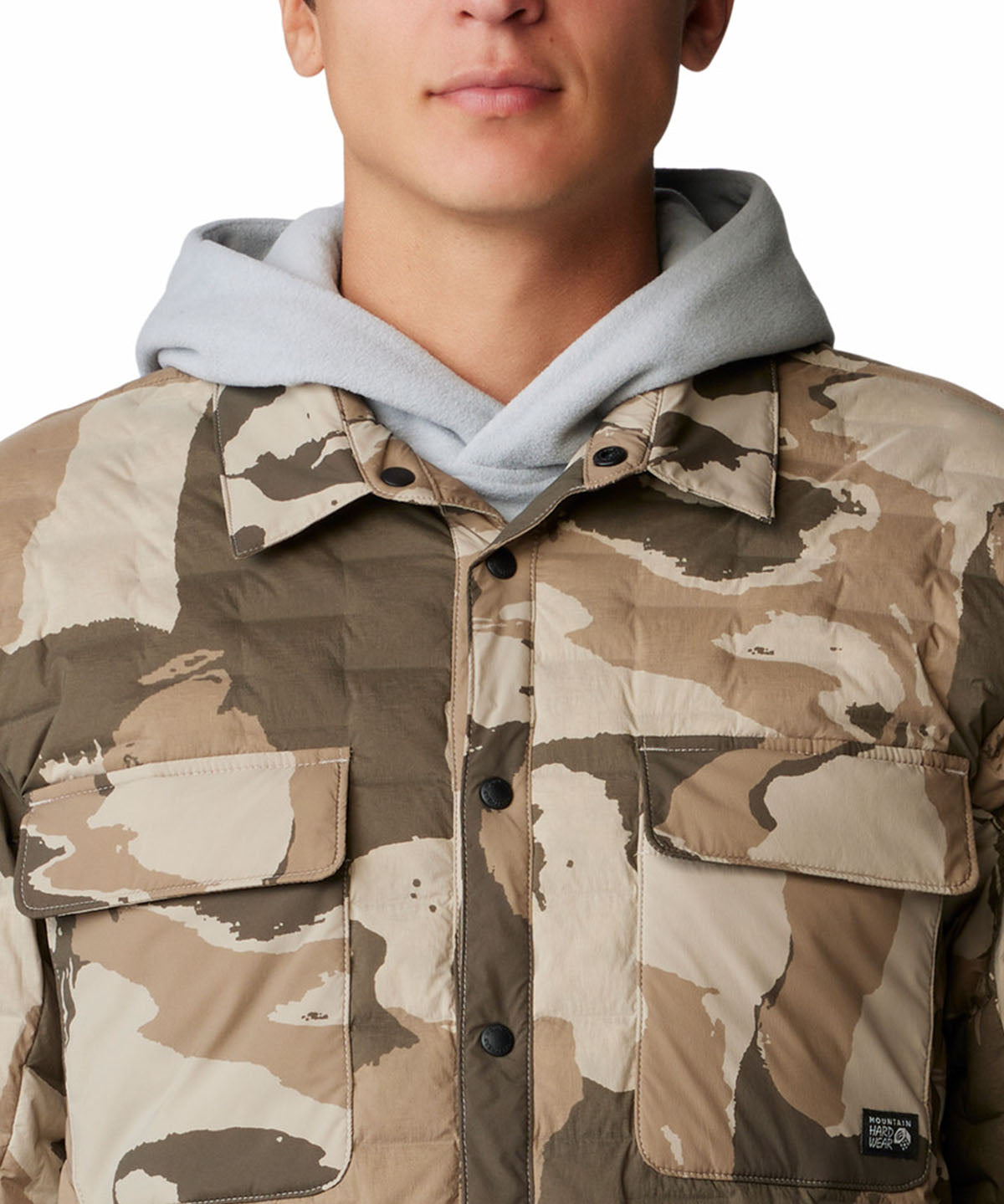 Chaqueta Hombre Stretchdown Café Mountain Hardwear