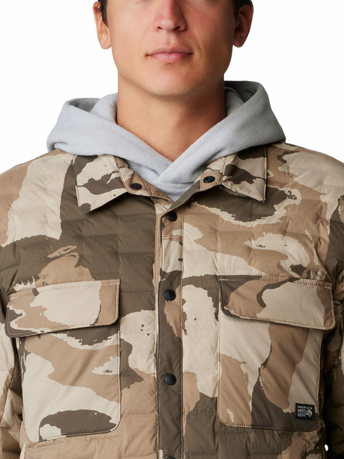 Chaqueta Hombre Stretchdown Café Mountain Hardwear