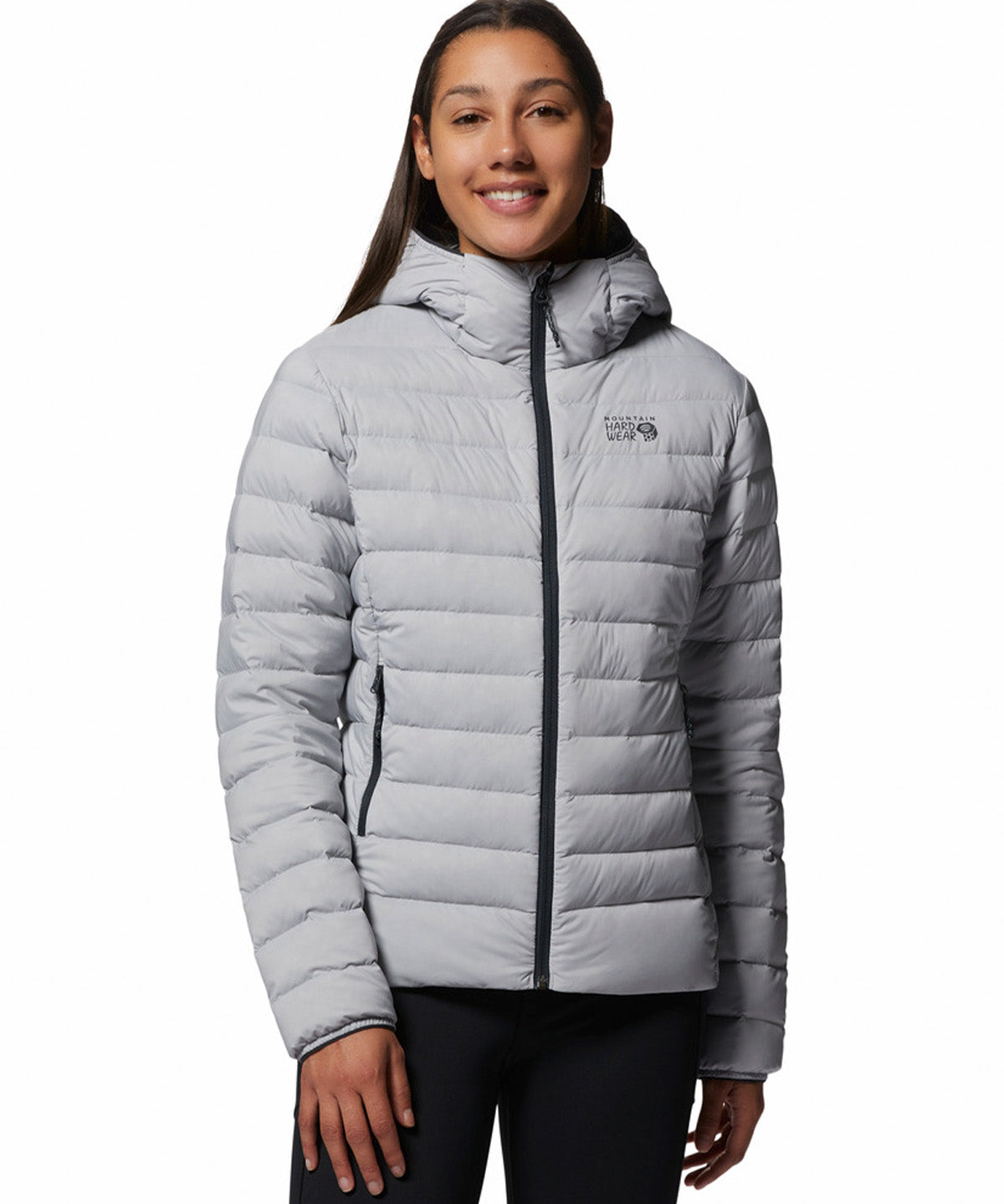 Parka Mujer Deloro Down Full Zip Gris Mountain Hardwear