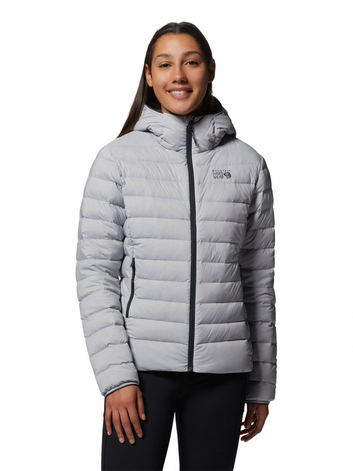 Parka Mujer Deloro Down Full Zip Gris Mountain Hardwear