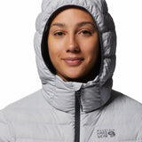 Parka Mujer Deloro Down Full Zip Gris Mountain Hardwear