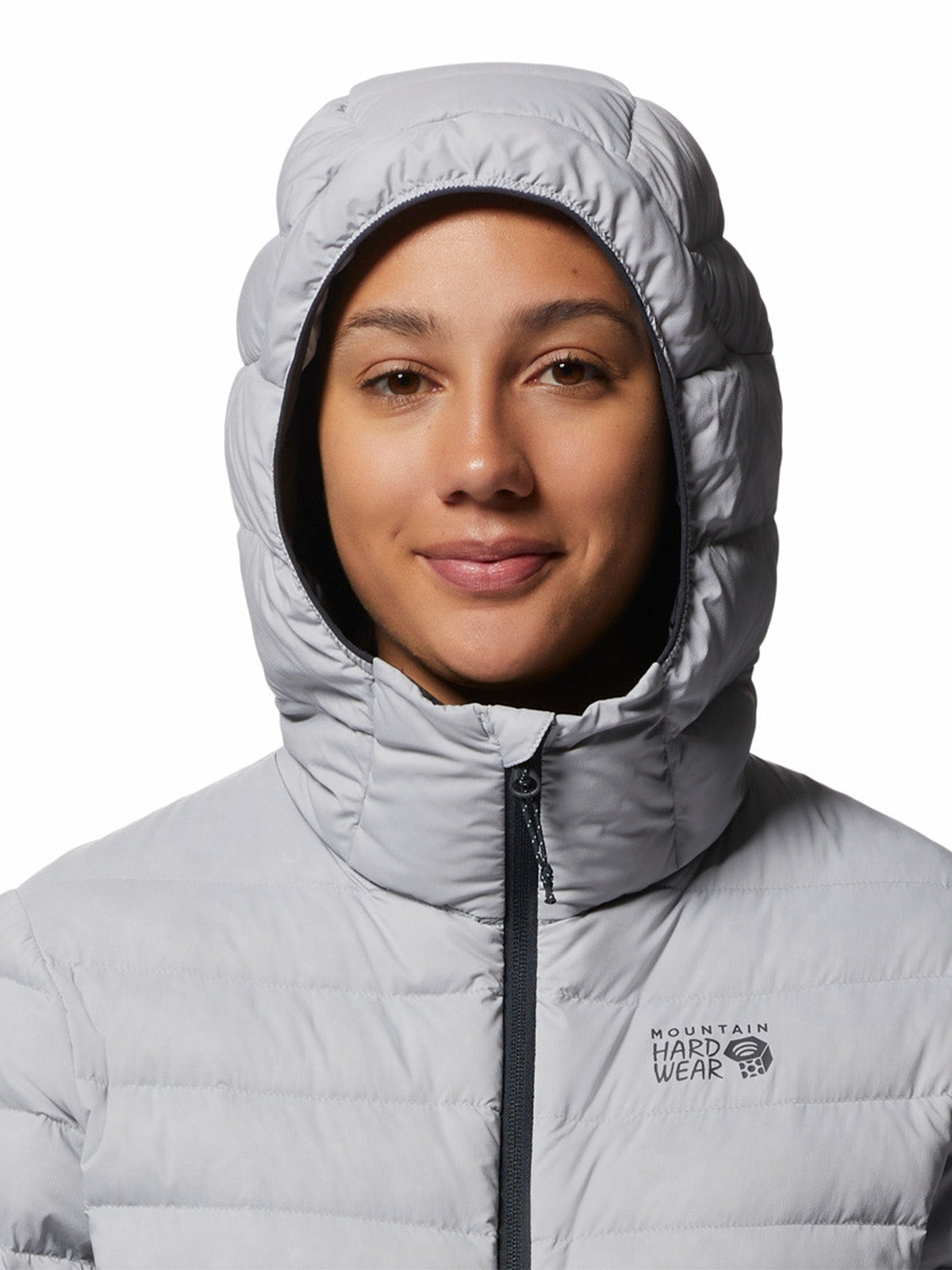 Parka Mujer Deloro Down Full Zip Gris Mountain Hardwear