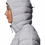 Parka Mujer Deloro Down Full Zip Gris Mountain Hardwear