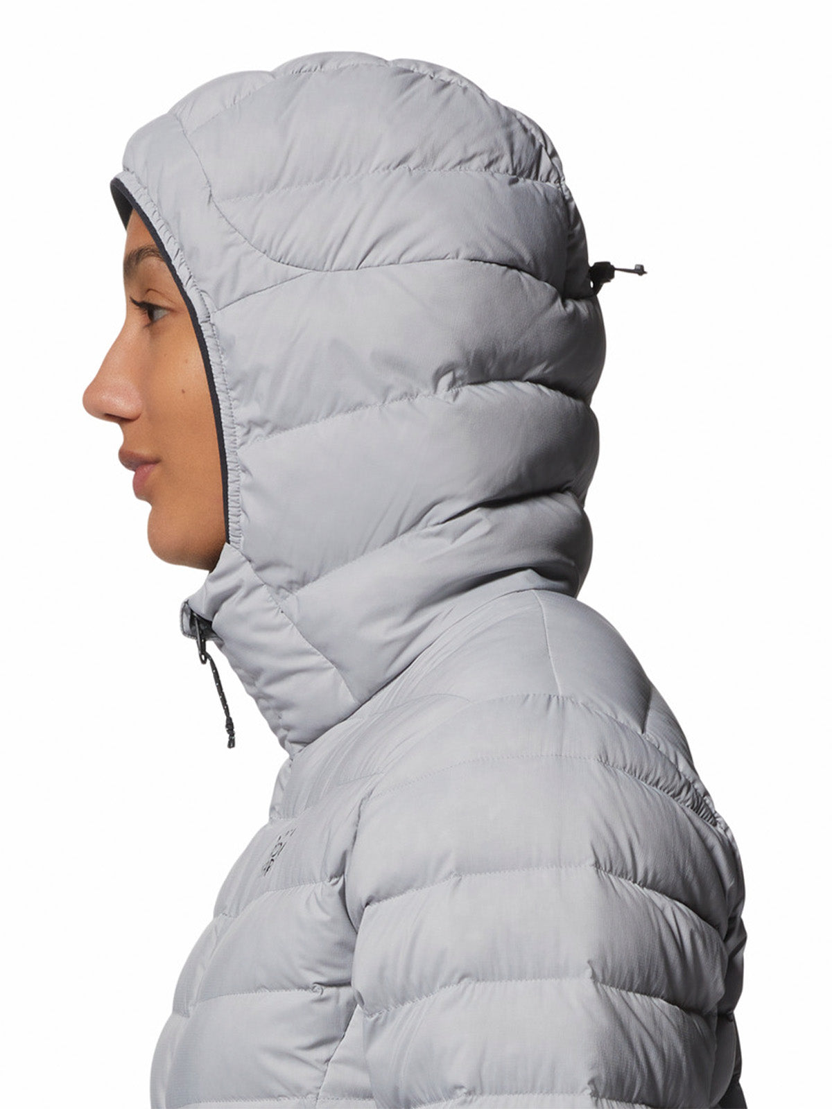 Parka Mujer Deloro Down Full Zip Gris Mountain Hardwear