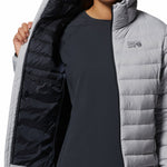 Parka Mujer Deloro Down Full Zip Gris Mountain Hardwear