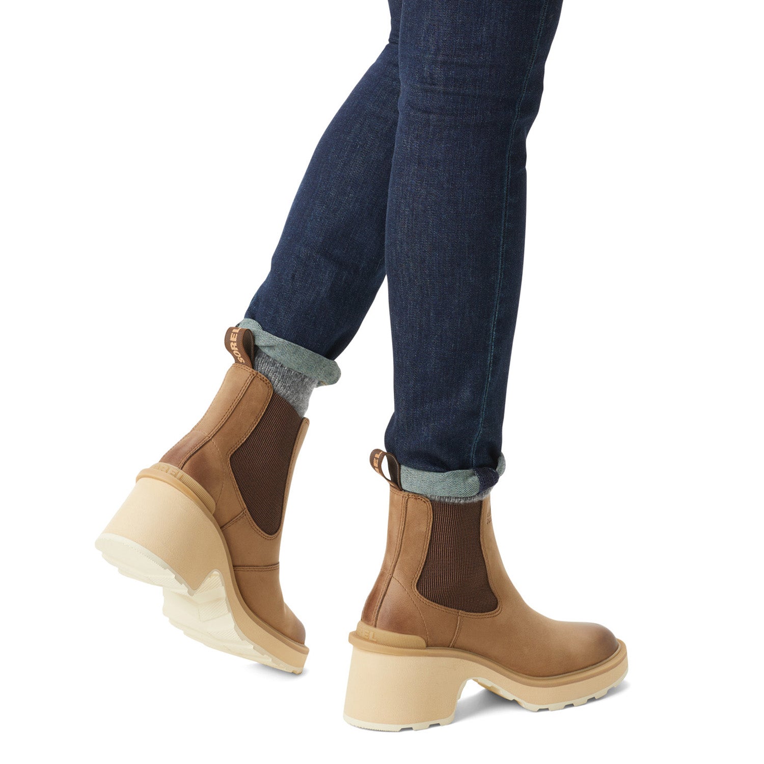 Bota Mujer Hi-line heel chelsea