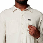Camisa Manga Larga Hombre Silver Ridge Utility Lite Gris Columbia