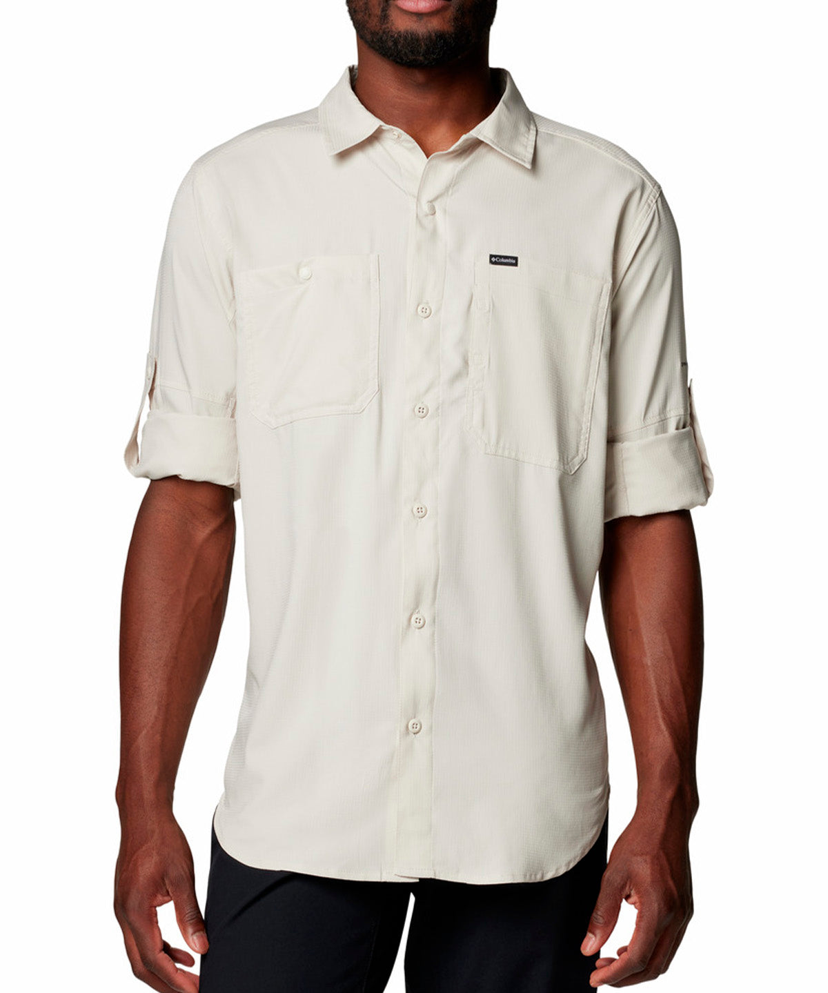Camisa Manga Larga Hombre Silver Ridge Utility Lite Gris Columbia