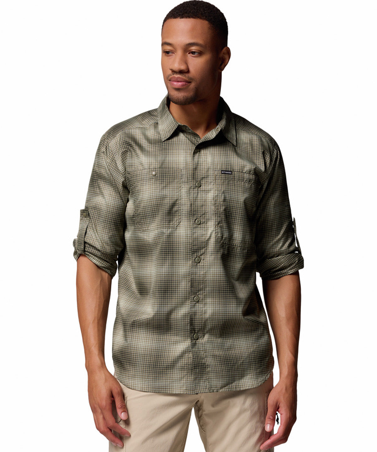 Camisa Manga Larga Hombre Silver Ridge Utility Verde Columbia