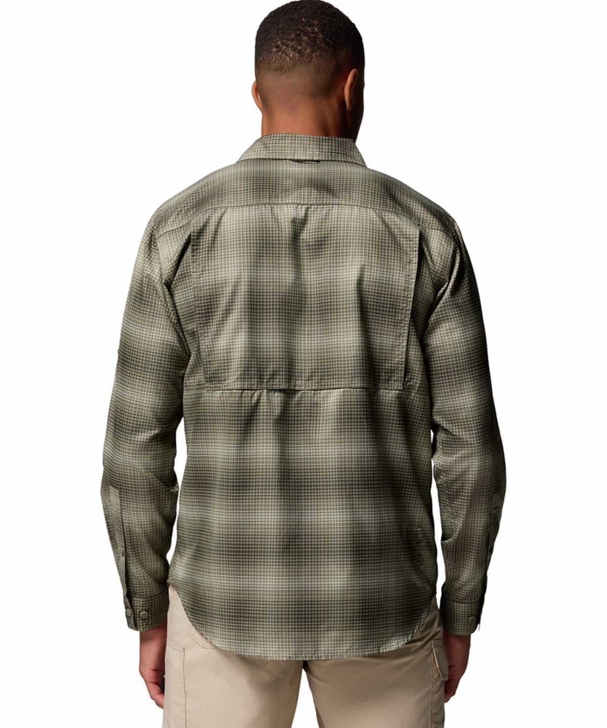 Camisa Manga Larga Hombre Silver Ridge Utility Verde Columbia