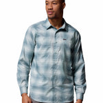 Camisa Manga Larga Hombre Silver Ridge Utility Azul Columbia