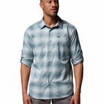 Camisa Manga Larga Hombre Silver Ridge Utility Azul Columbia