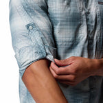 Camisa Manga Larga Hombre Silver Ridge Utility Azul Columbia