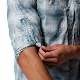 Camisa Manga Larga Hombre Silver Ridge Utility Azul Columbia