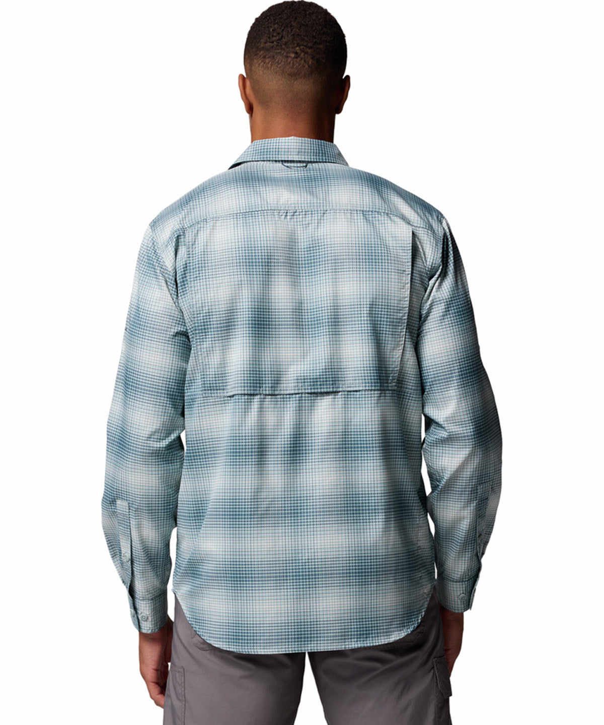 Camisa Manga Larga Hombre Silver Ridge Utility Azul Columbia