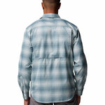 Camisa Manga Larga Hombre Silver Ridge Utility Azul Columbia