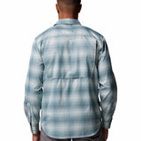 Camisa Manga Larga Hombre Silver Ridge Utility Azul Columbia