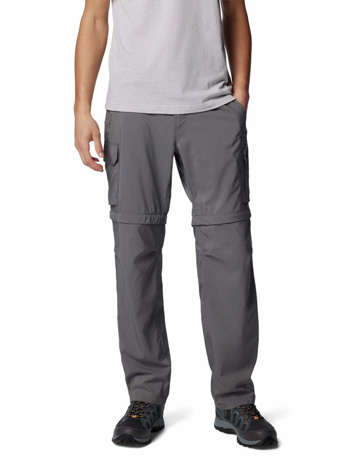 Pantalón Hombre Silver Ridge Utility Convertible Gris Columbia