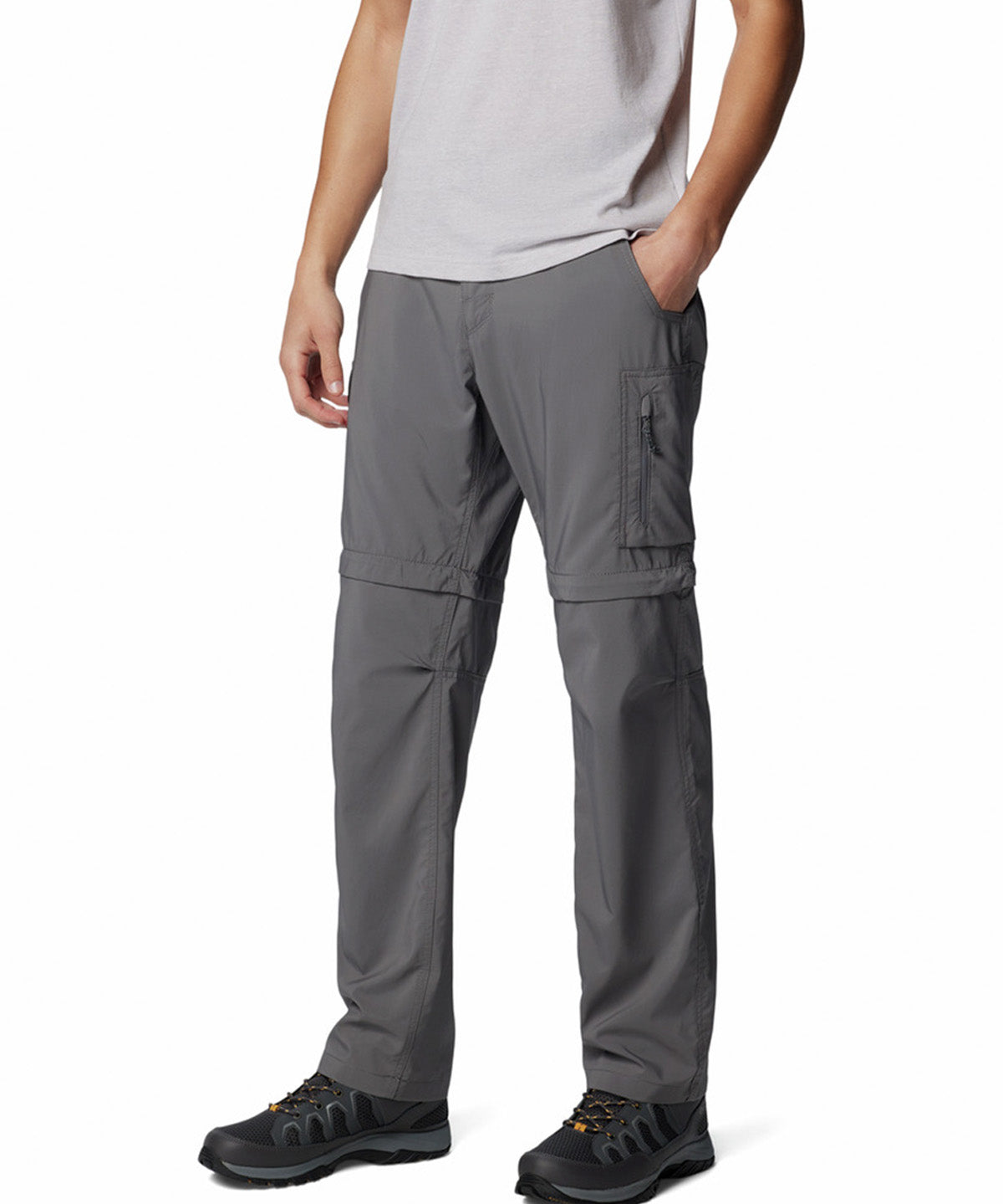 Pantalón Hombre Silver Ridge Utility Convertible Gris Columbia