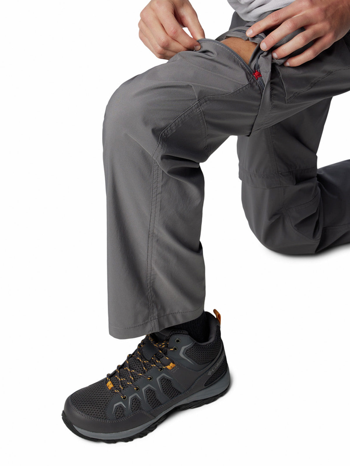 Pantalón Hombre Silver Ridge Utility Convertible Gris Columbia