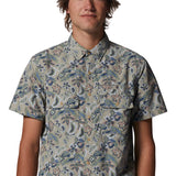 Camisa Manga Corta Hombre Stryder Gris Mountain Hardwear