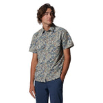Camisa Manga Corta Hombre Stryder Gris Mountain Hardwear