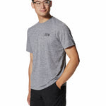 Polera Manga Corta Hombre Sunblocker Gris Mountain Hardwear