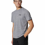 Polera Manga Corta Hombre Sunblocker Gris Mountain Hardwear